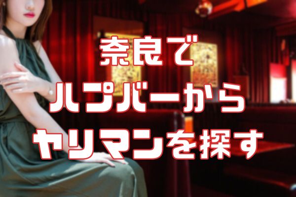 奈良のハプバーでセックス相手を見つける